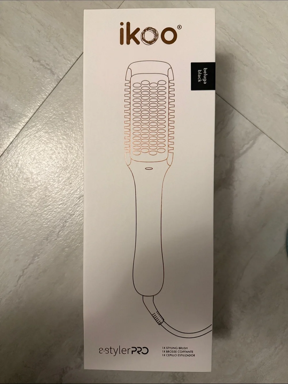 IKOO PRO Electric Styling Brush — Black